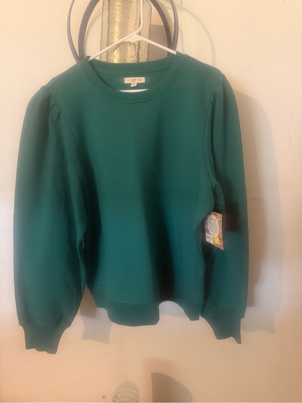 Lilly Pulitzer Women's Emerald Green Crewneck Sweatshirt